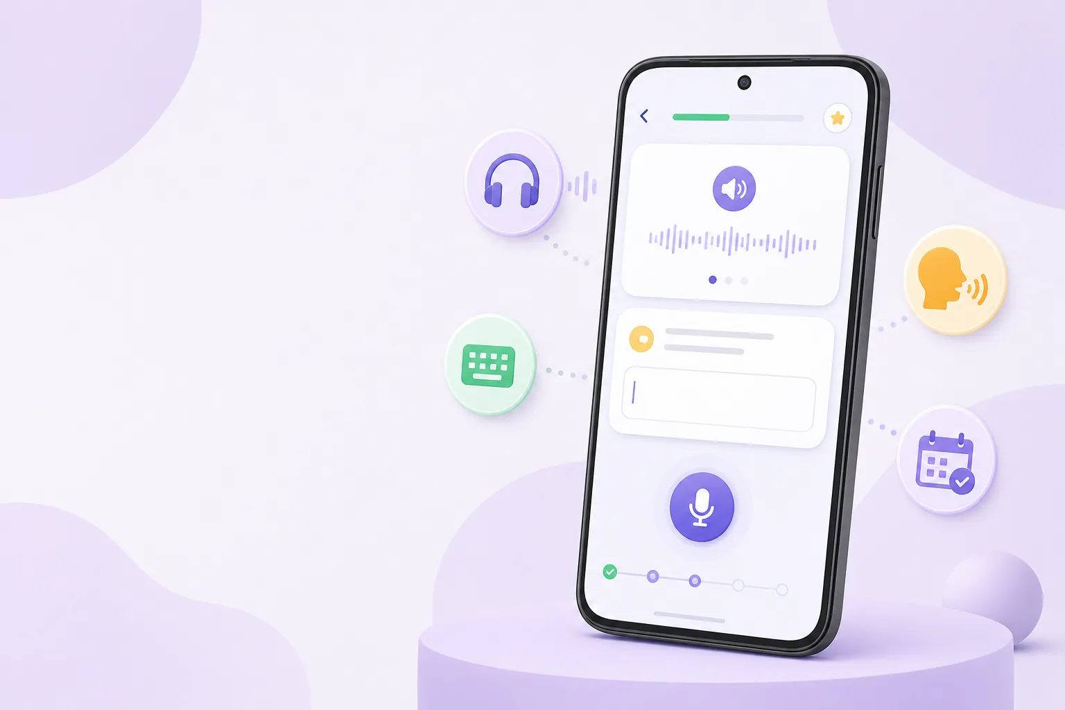 Minh họa ứng dụng học tiếng Anh DailyEnglishVN trên Android
